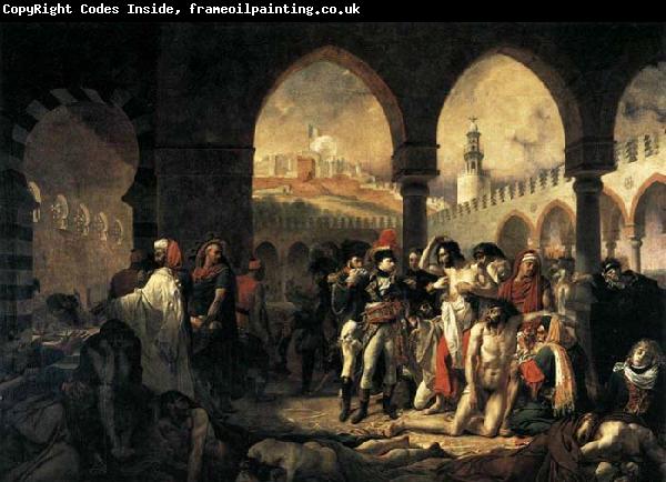 Baron Antoine-Jean Gros Napoleon Bonaparte Visiting the Plague-stricken at Jaffa
